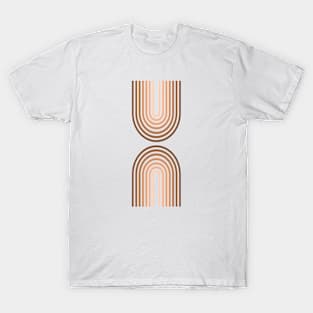 Double Orange Boho Rainbows T-Shirt